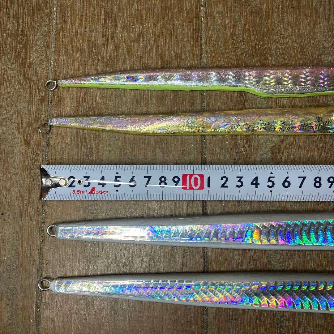 ロングジグ メタルジグ 350〜400 450g 鱗ジグ ジグ 大 メタルジグ大