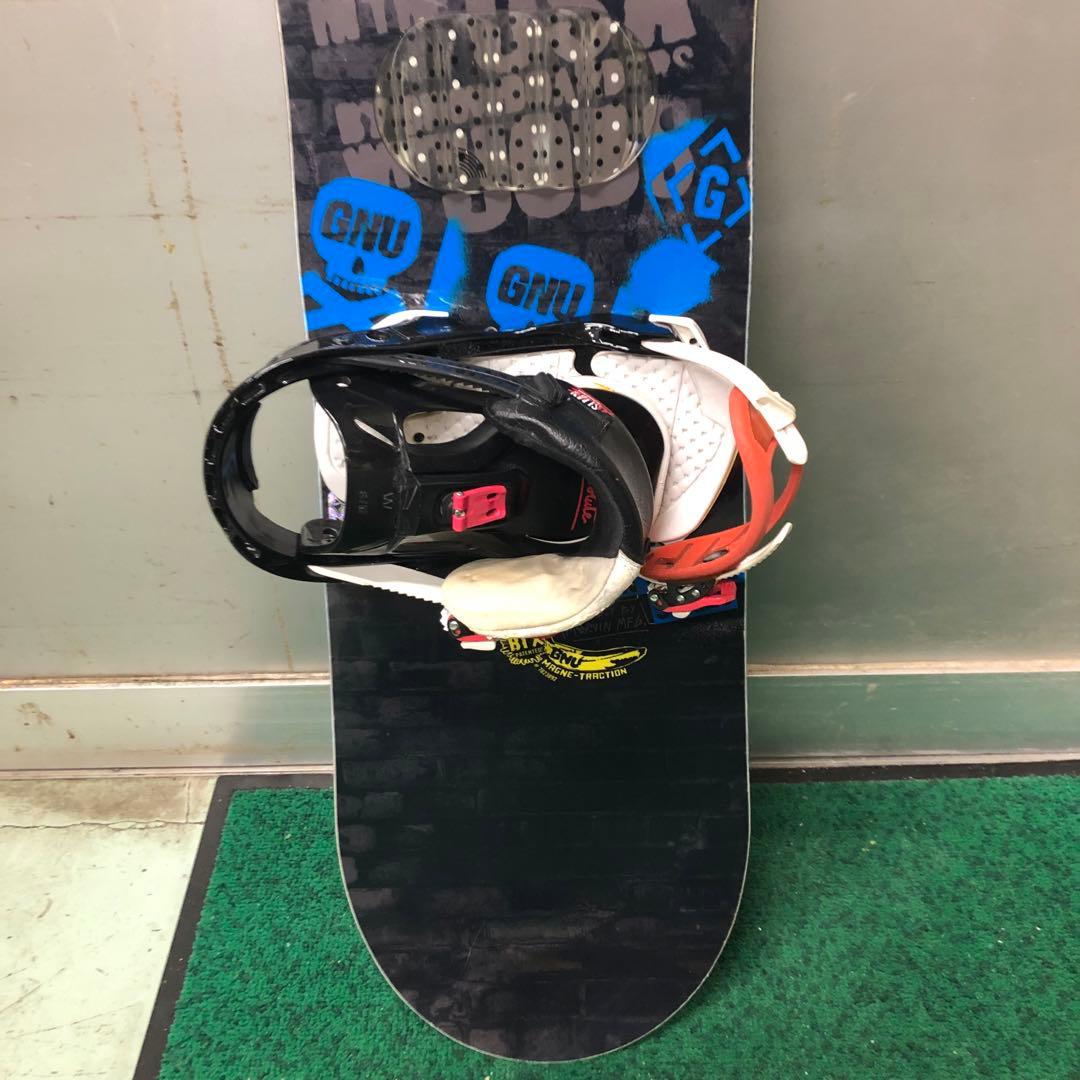 GNU スノーボード 156cmバインディング付き