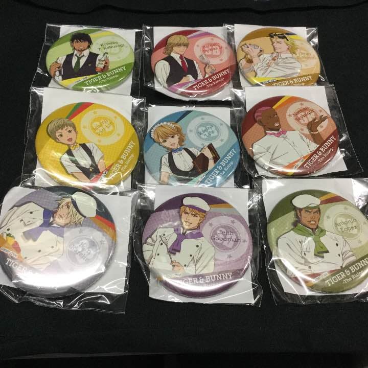 TIGER&BUNNY キャラポップ新柄C賞9種セット タイガー&バニー