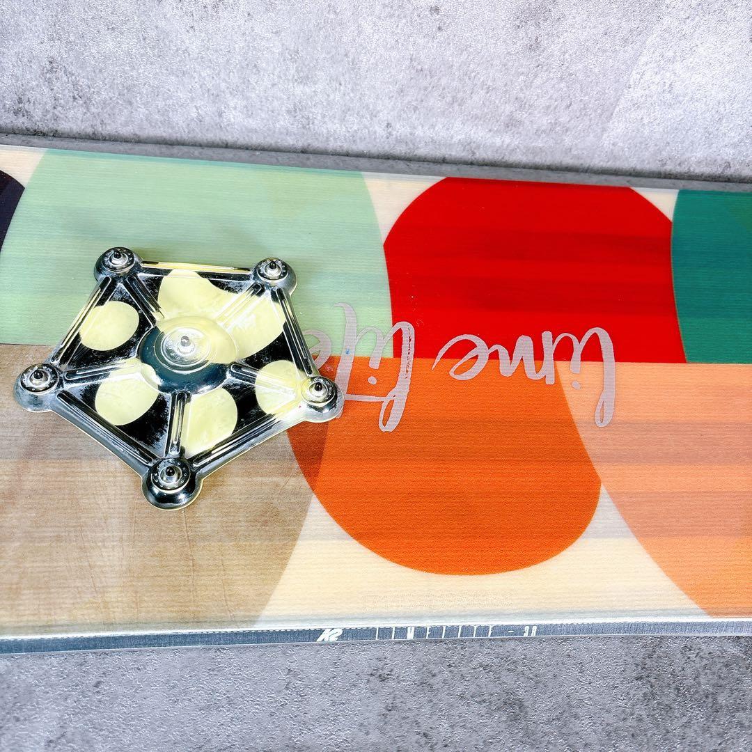 【美品】可愛いレディーススノーボード2点セット　K2 138センチ×フラックス