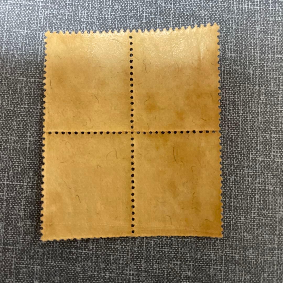 旧中国切手　満州帝国　航空　4種完未使用