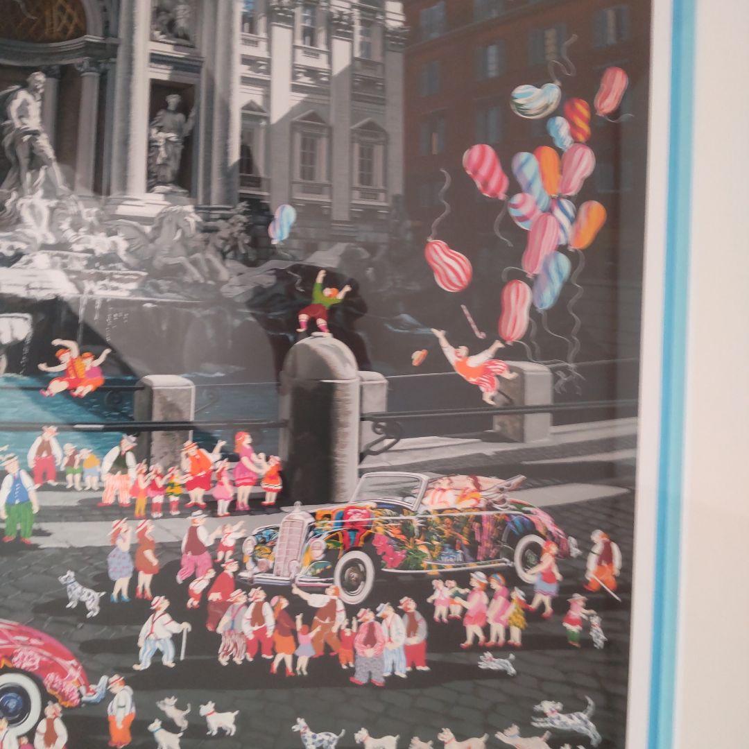 ヒロ・ヤマガタ　ローマ　シルクスクリーン　20号