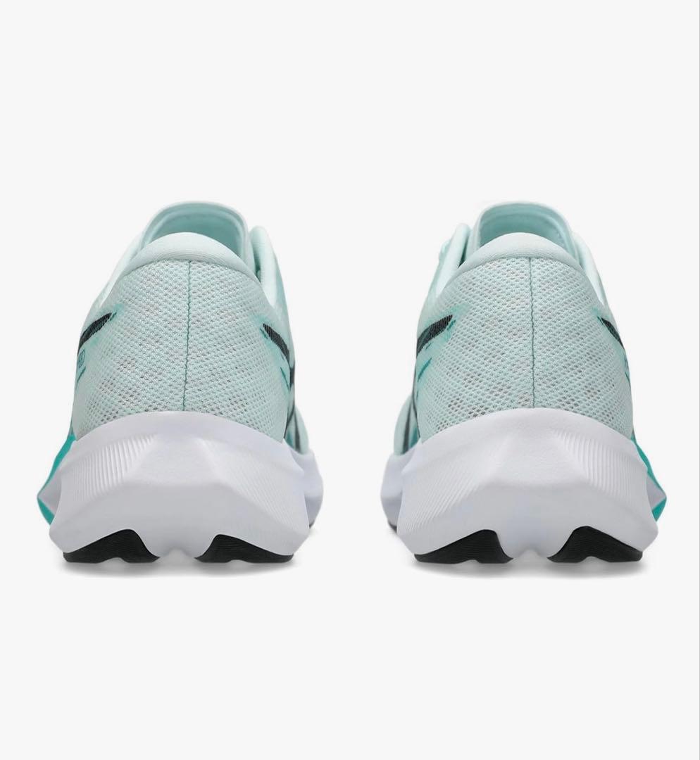 レアASICS レディース　メンズ　緑　ミント　陸上　マラソン　大会　軽い　紐