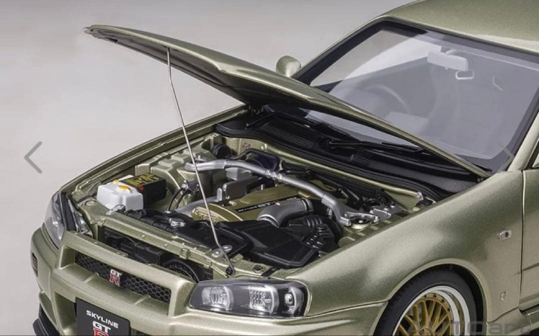 AUTOart 1/18 GT-R(R34) V-specⅡ NUR BBS
