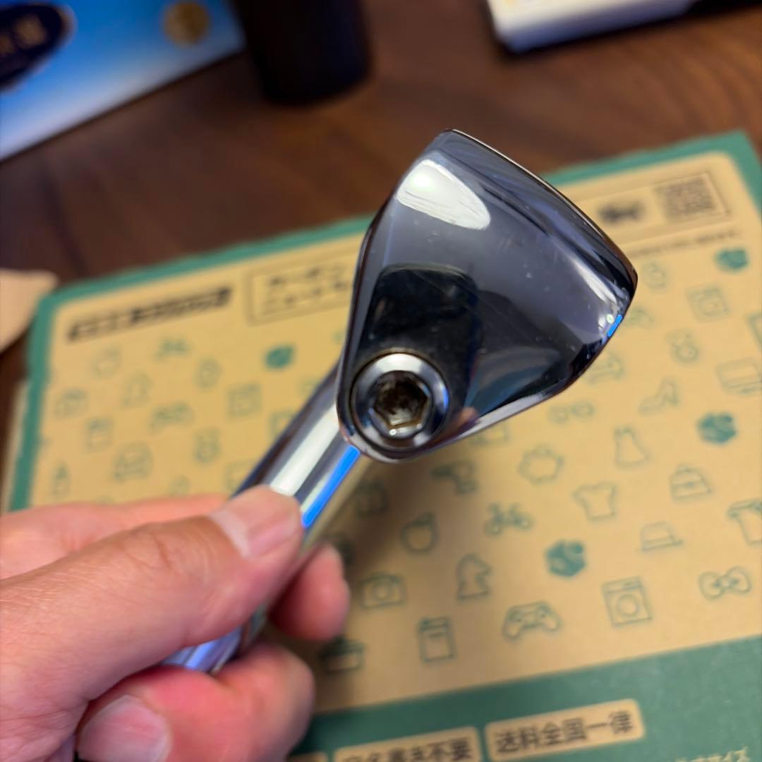 L字型 クローム ステム クランプ付き NITTO 100