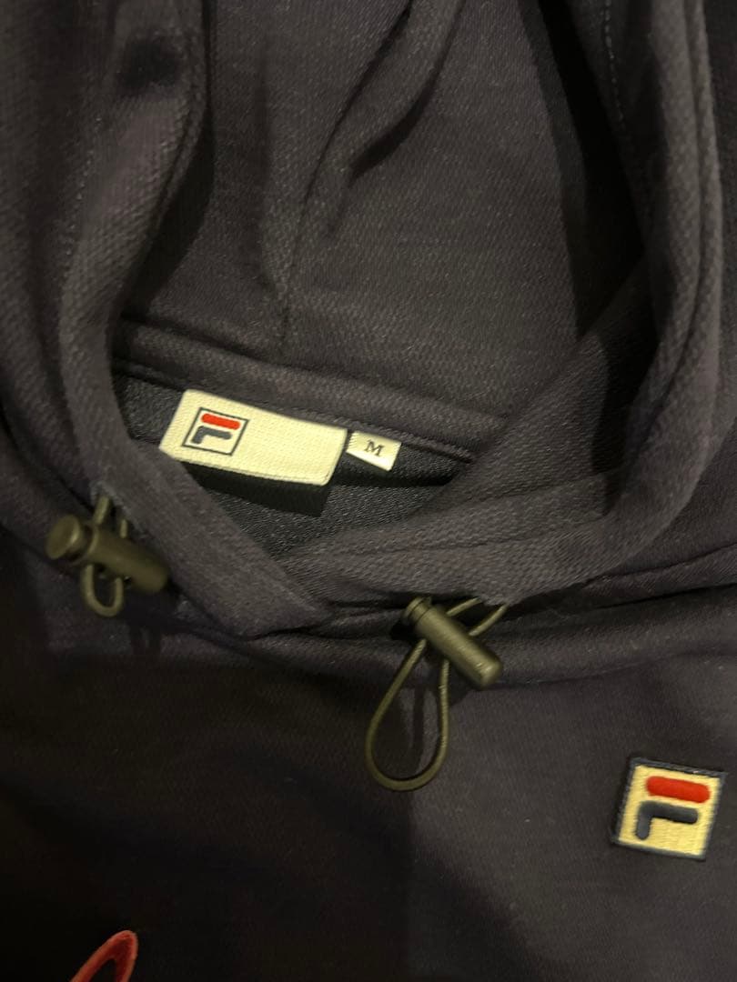 FILA ネイビー フード付きセット M