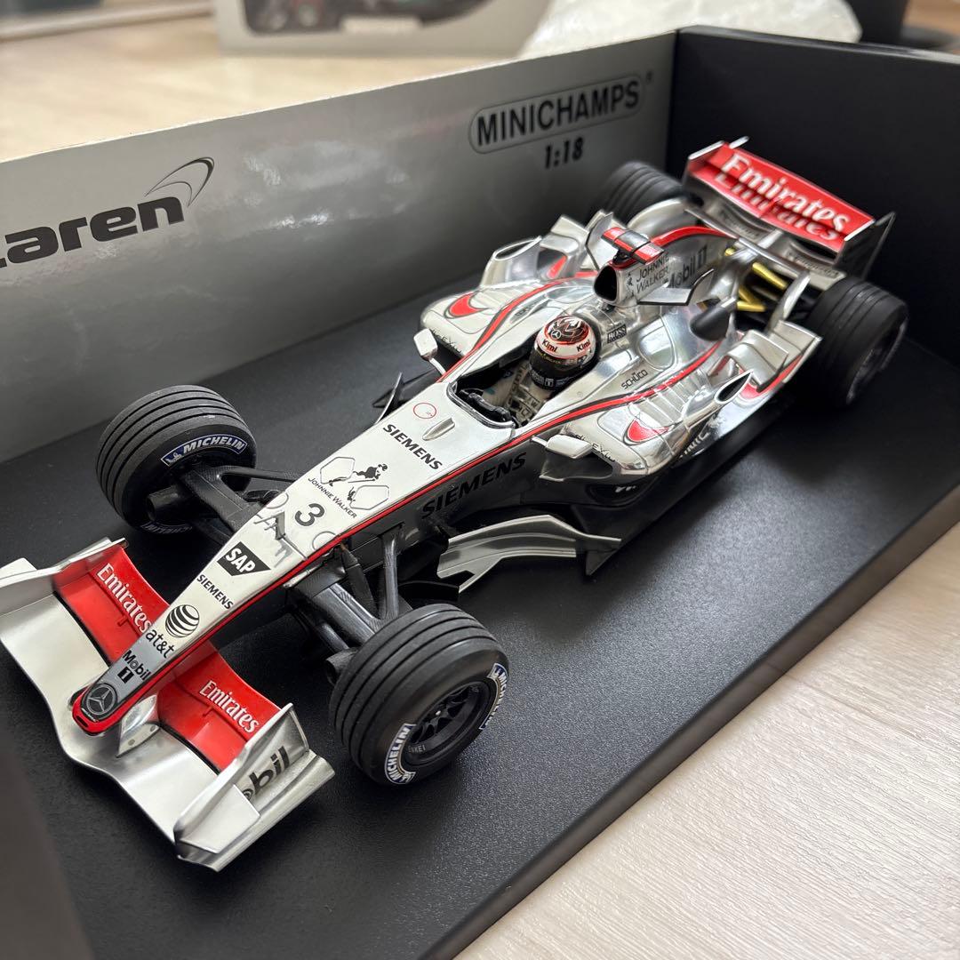 マクラーレンメルセデスMP4/21 キミライコネン ミニカー 1/18