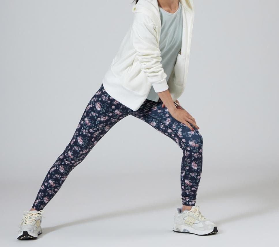 チャコット　ヨガ　ピラティス　　レギンス　プチローズ　花柄