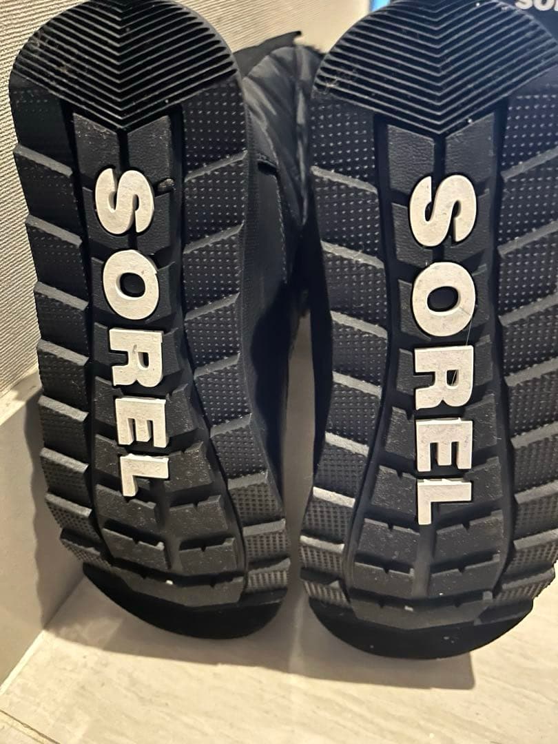超美品☆SOREL ウィンターブーツ 黒　箱付