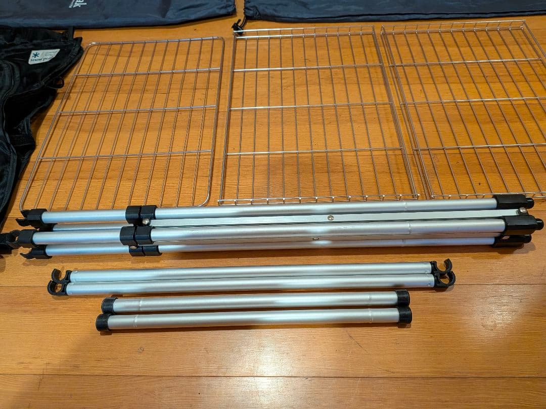 ✨美品✨ 廃盤 スノーピーク peak ネットラックスタンド セット