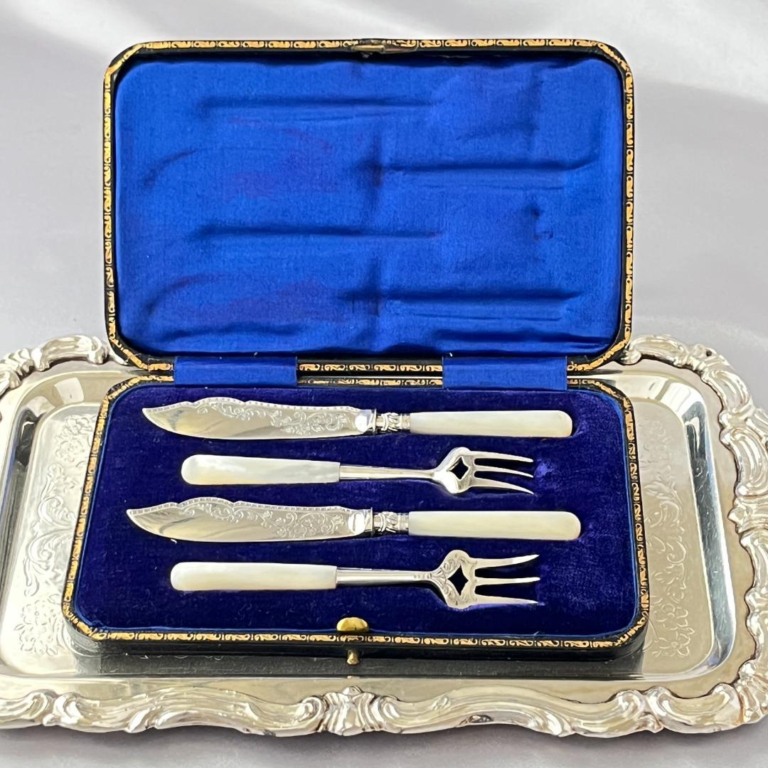 【Allen & Darwin】【白蝶貝】ミニサーバーセット 4本 ケース