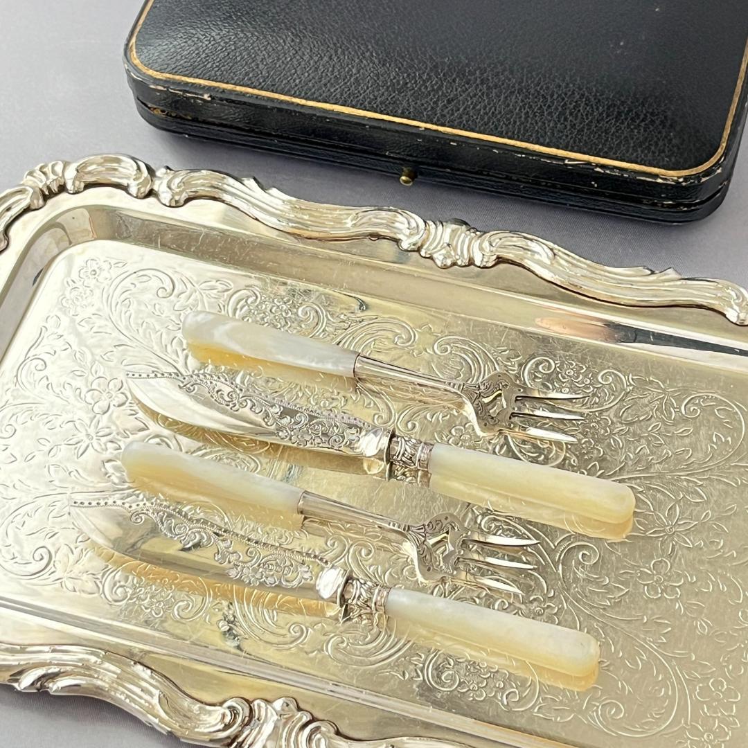 【Allen & Darwin】【白蝶貝】ミニサーバーセット 4本 ケース