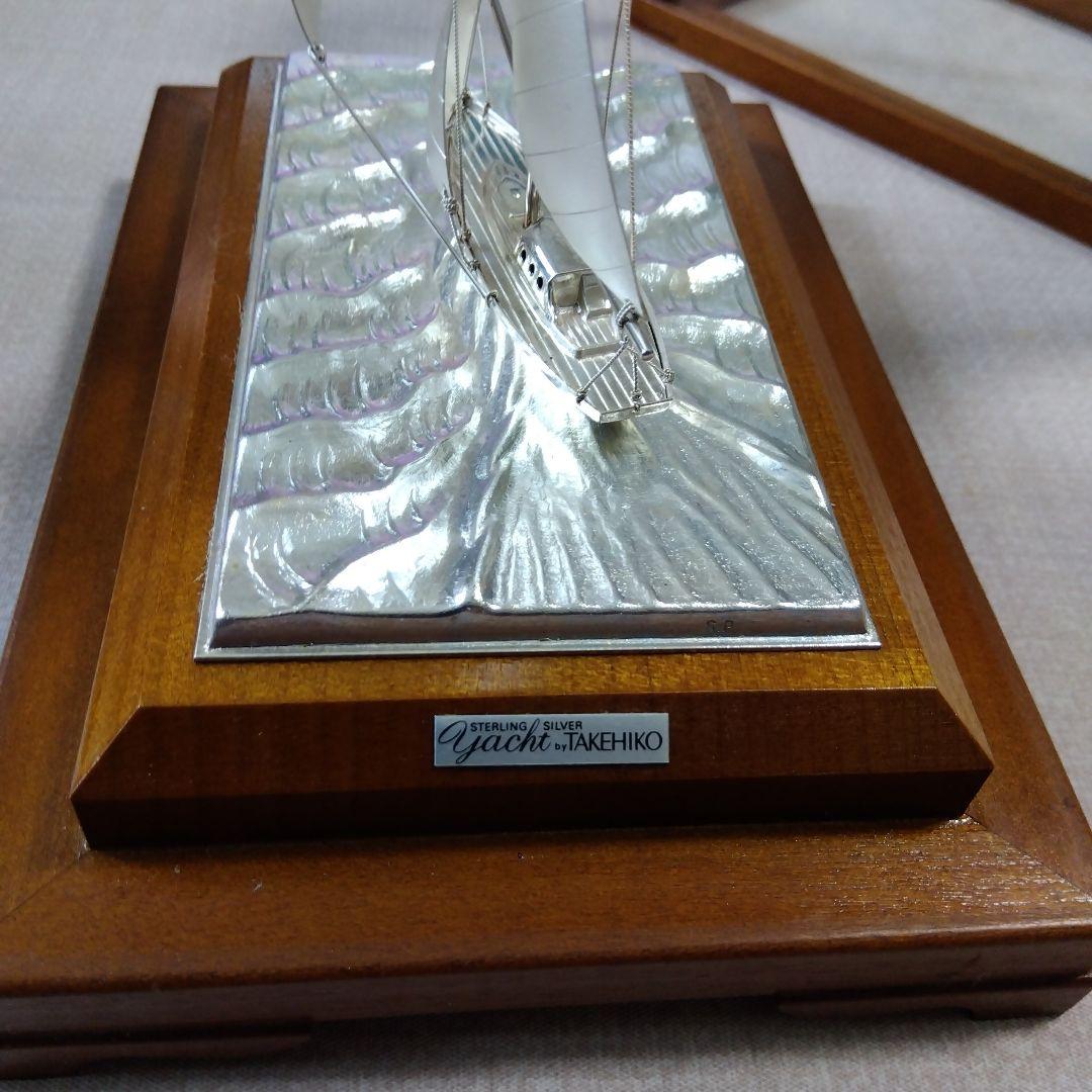 武比古、TAKEHIKOヨットモデル シルバー・ゴールド ガラスケース付き