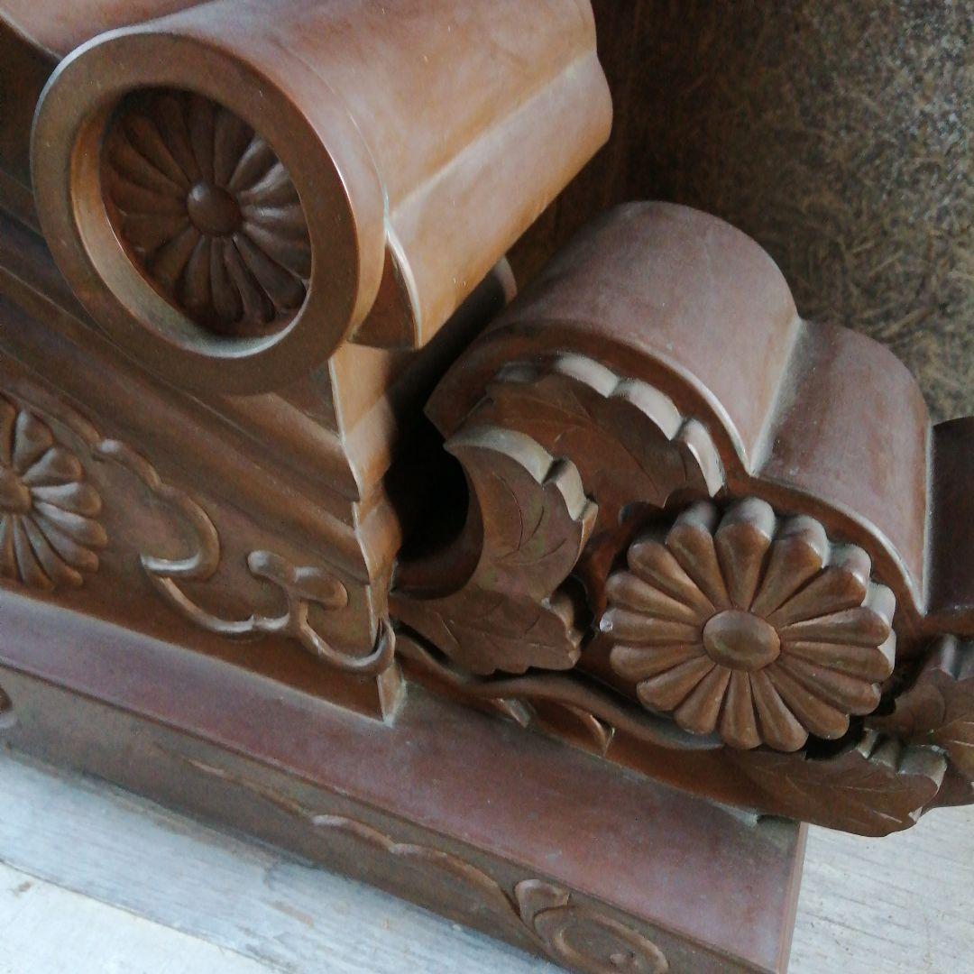 銅板製　鬼瓦　58.5cm　約2.8kg