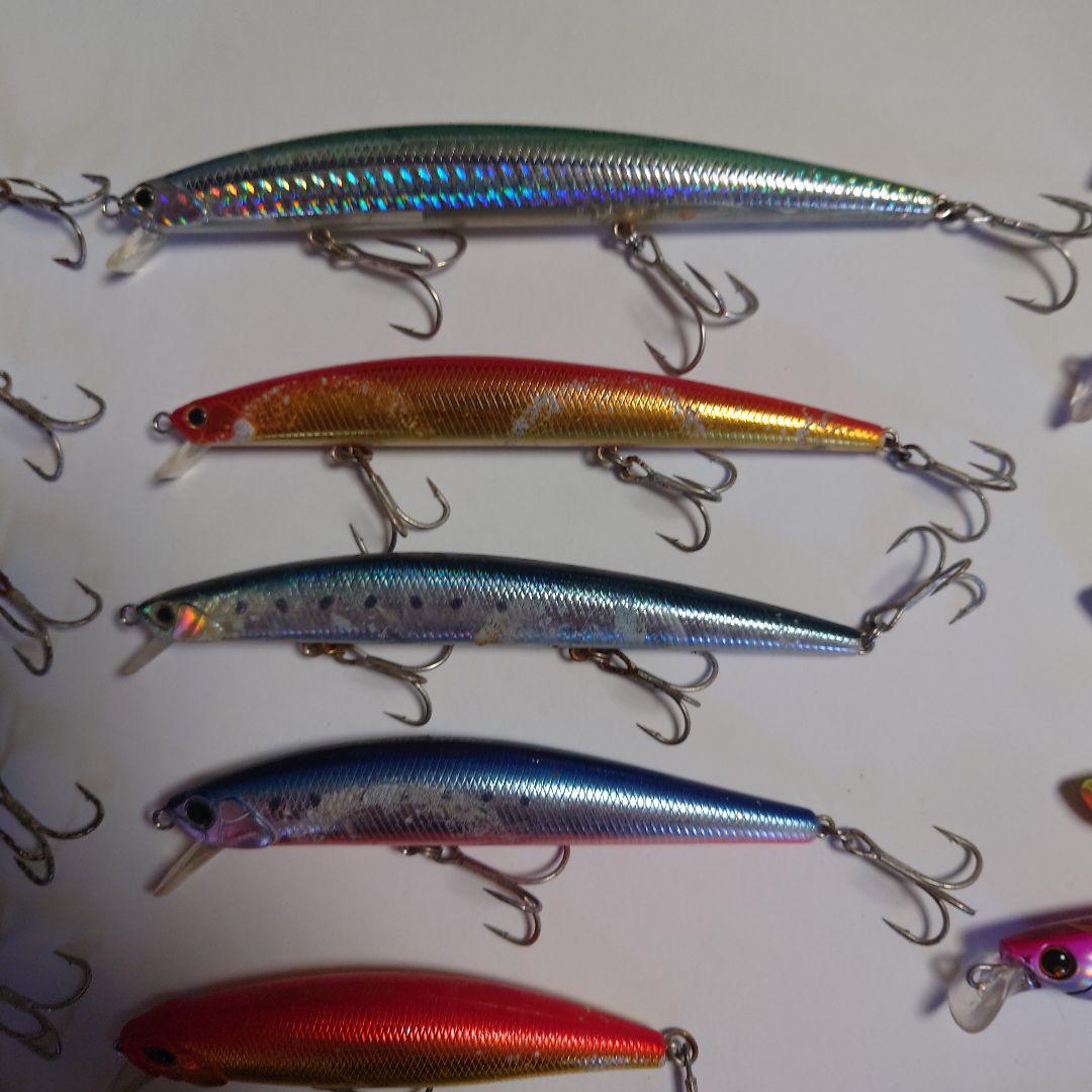 ジャンク品　サーフ系ミノー 27本セット【替えフック・リング付】