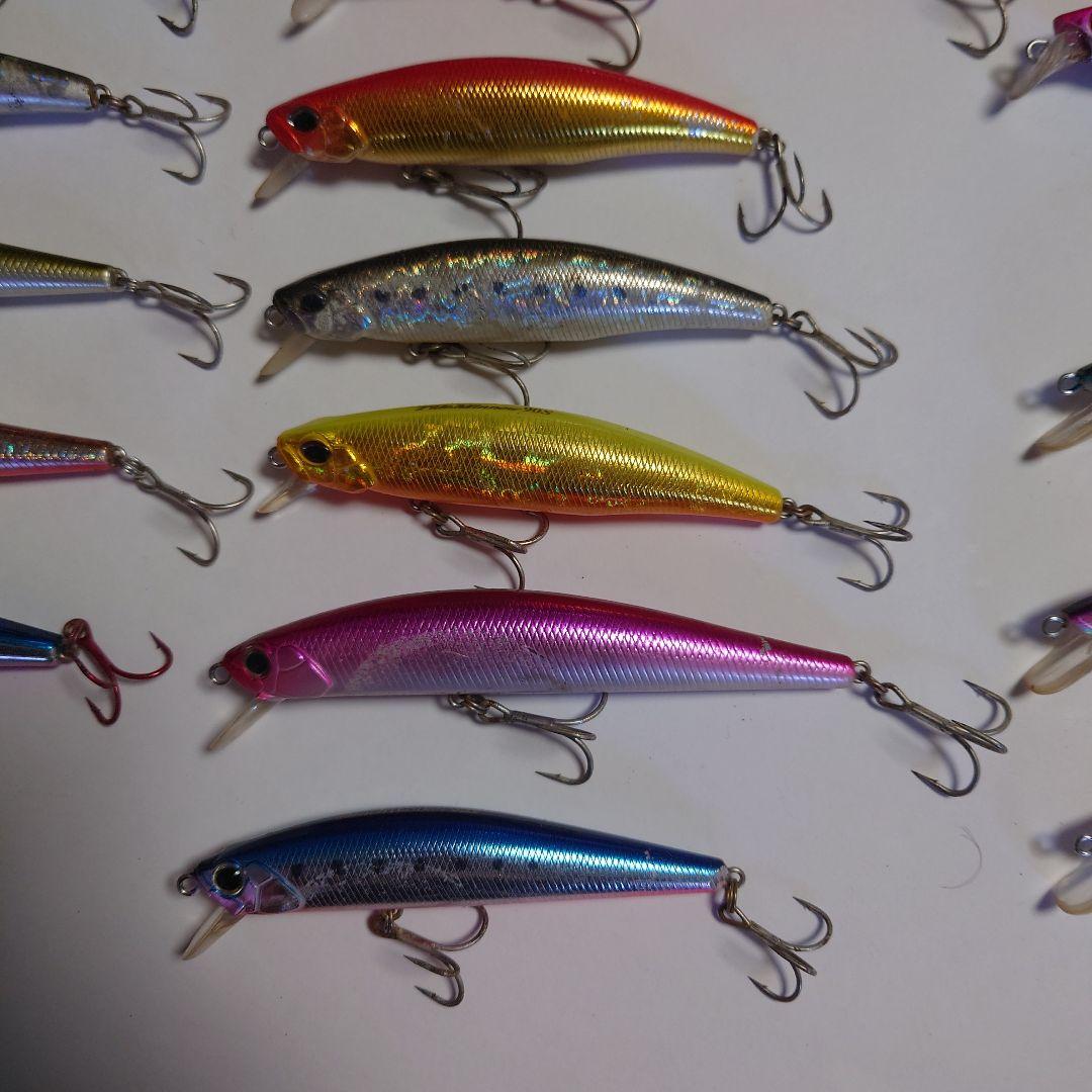 ジャンク品　サーフ系ミノー 27本セット【替えフック・リング付】