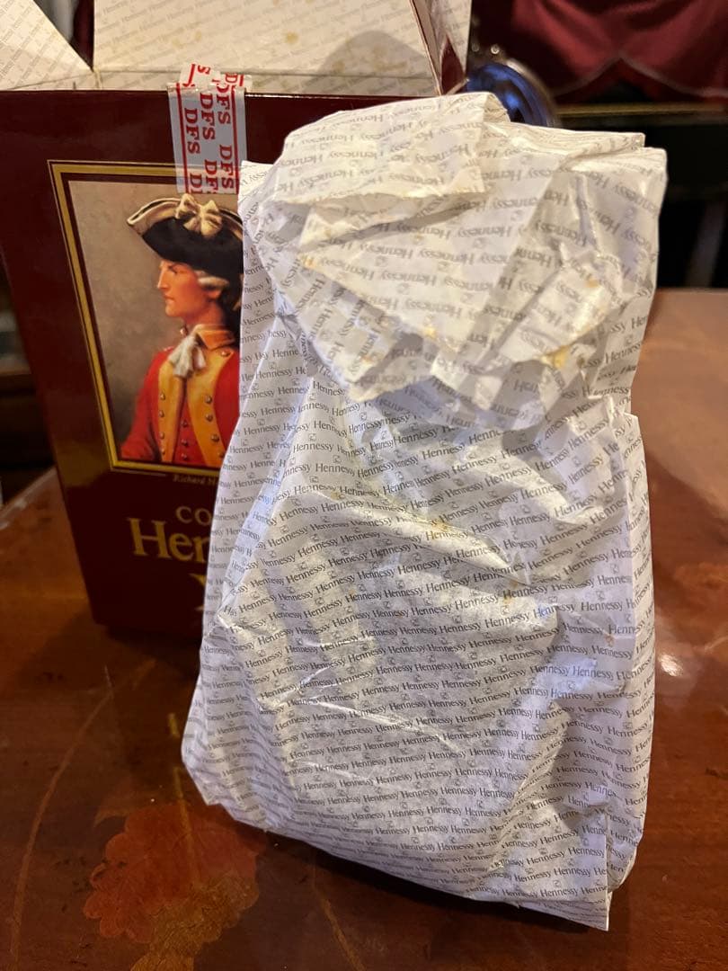 【未開栓】 Hennessy XO コニャック 金キャップ　グリーンボトル 古酒