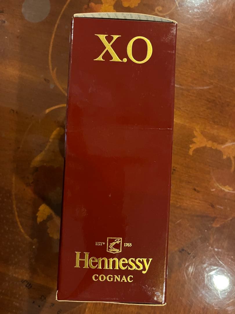 【未開栓】 Hennessy XO コニャック 金キャップ　グリーンボトル 古酒
