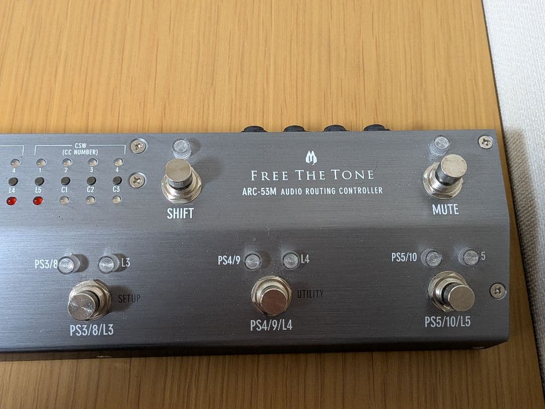 free the tone arc-53m スイッチャー