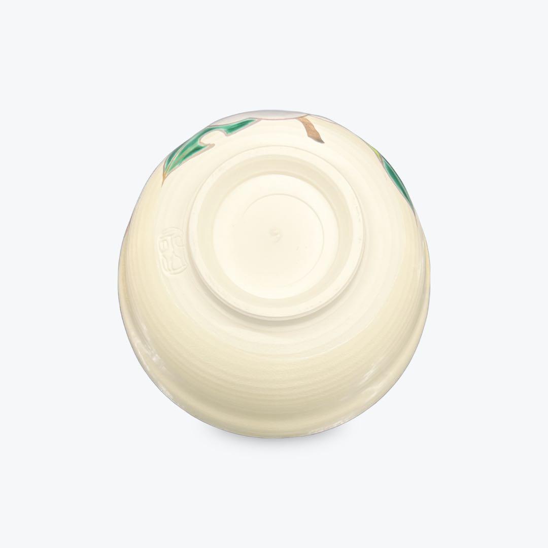 茶碗　紅白椿　抹茶茶碗　抹茶碗