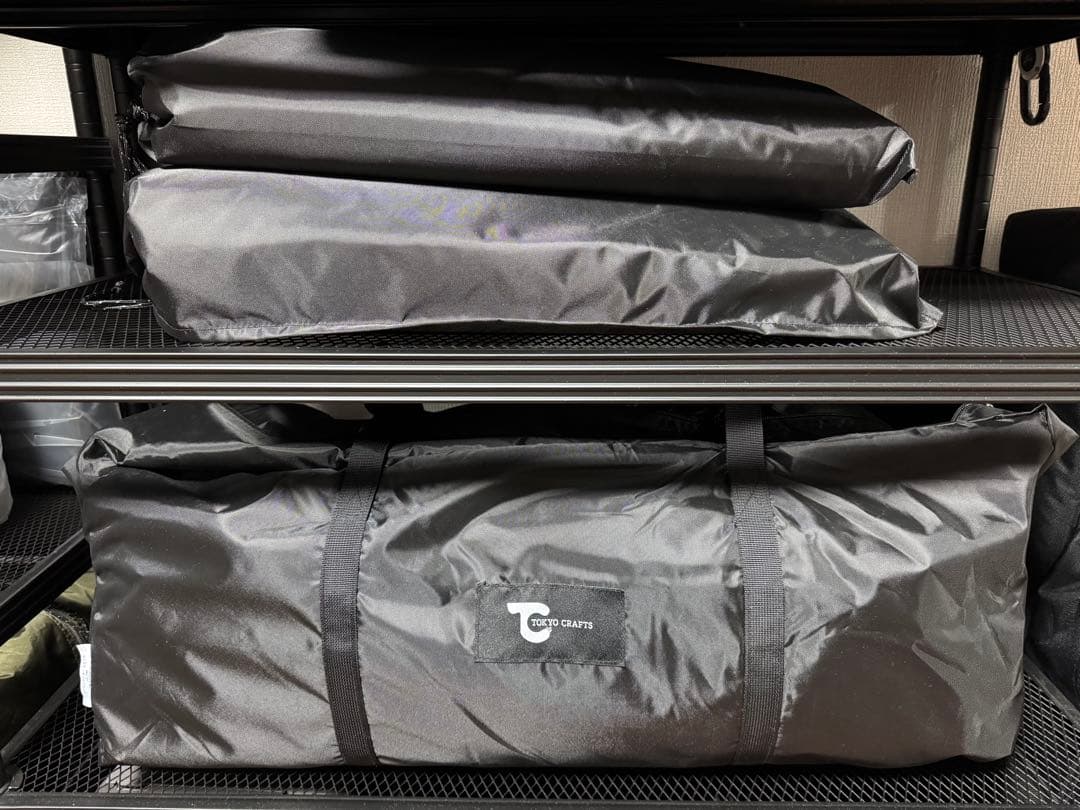 TOKYO CRAFTS テンビシェルターブラック ルーフ＆TPU 3点セット