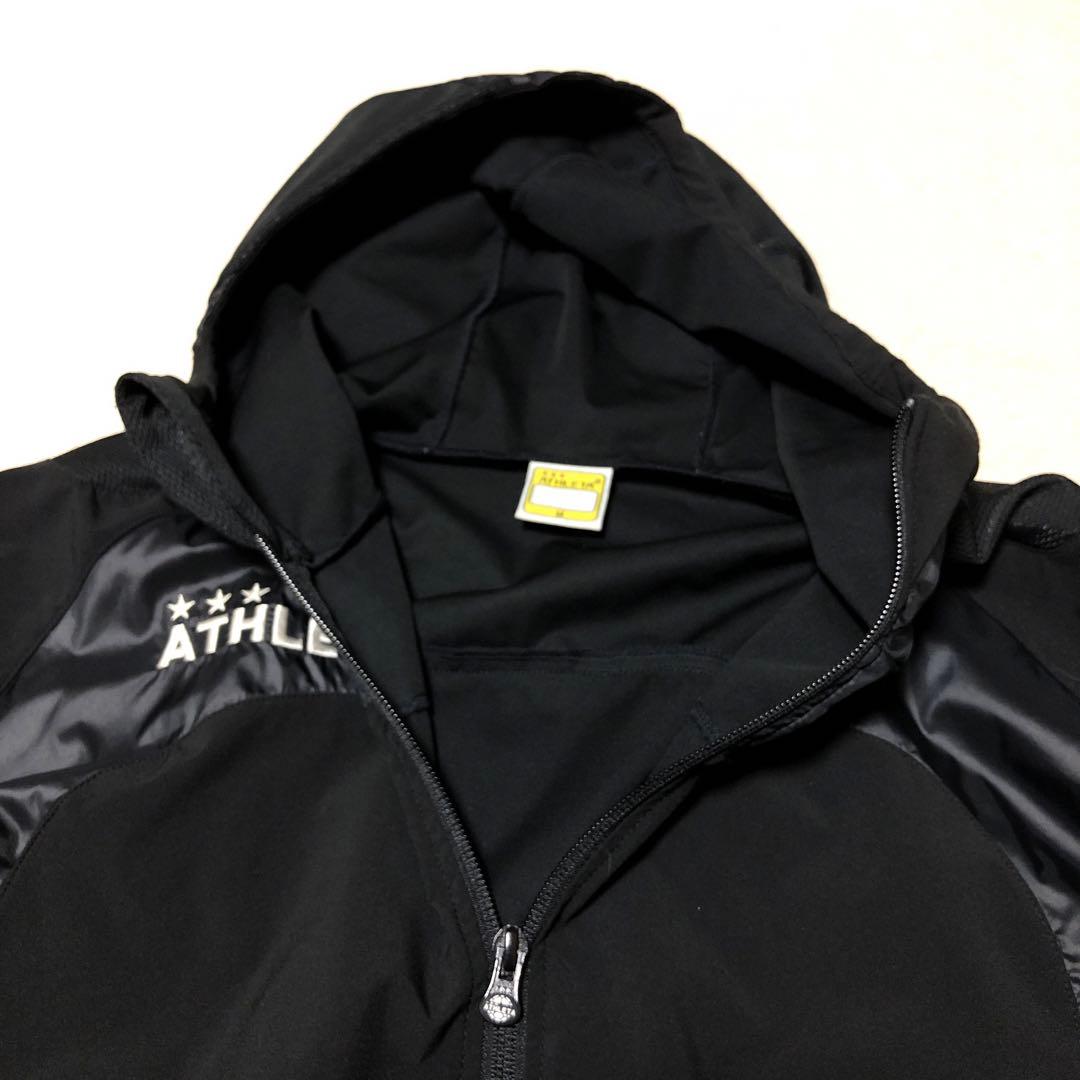 美品　ATHLETA ウインドブレーカー上下　セットアップ　防寒　ブラック　M
