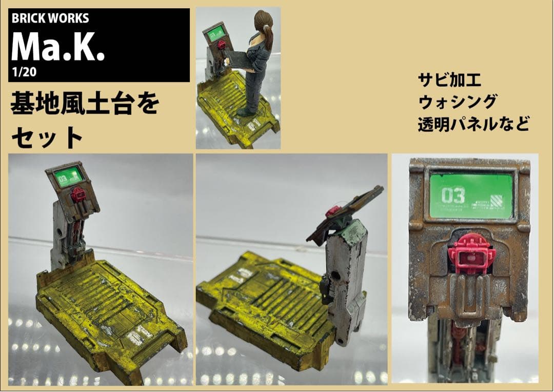 ブリックワークス　マルティナ技士　1/20 台座付き　完成品