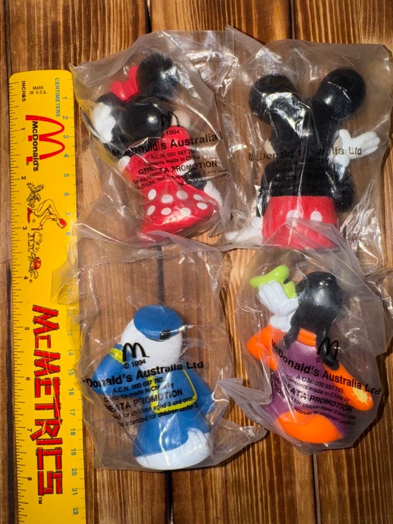 オーストラリア マクドナルド ヴィンテージ ミッキーマウス フィギュア コンプ