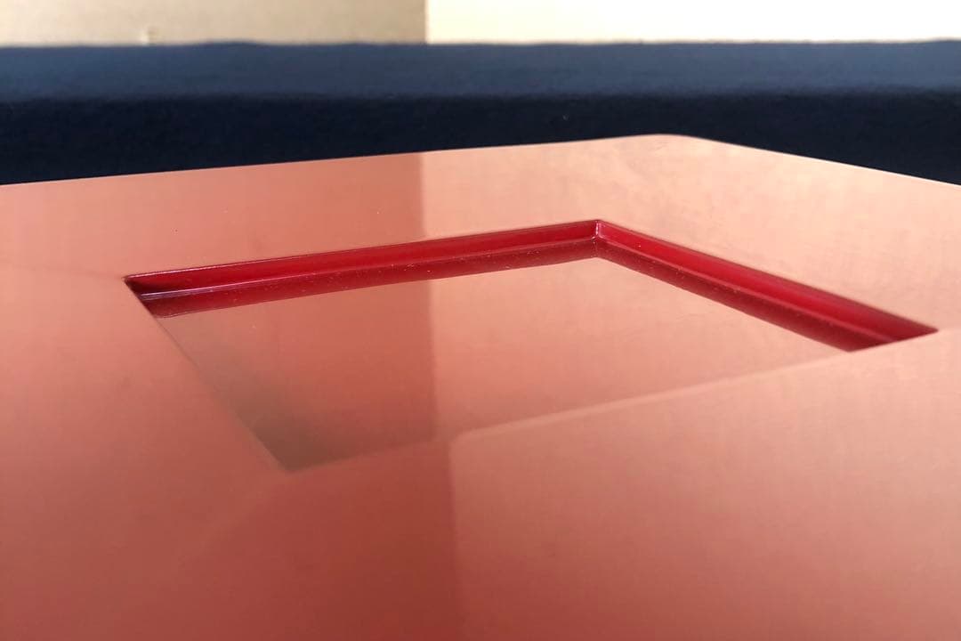 《R》茶道具 曽呂利盆 光入作 木製漆器 共布 共箱 元箱 260203く4