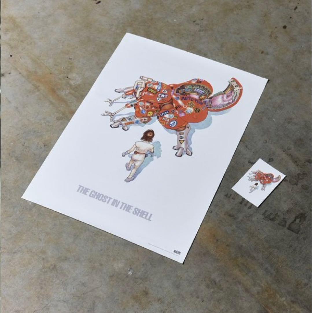 ラス１【完売】大友克洋×攻殻機動隊 士郎政宗の世界展 トリビュートB2 ポスター