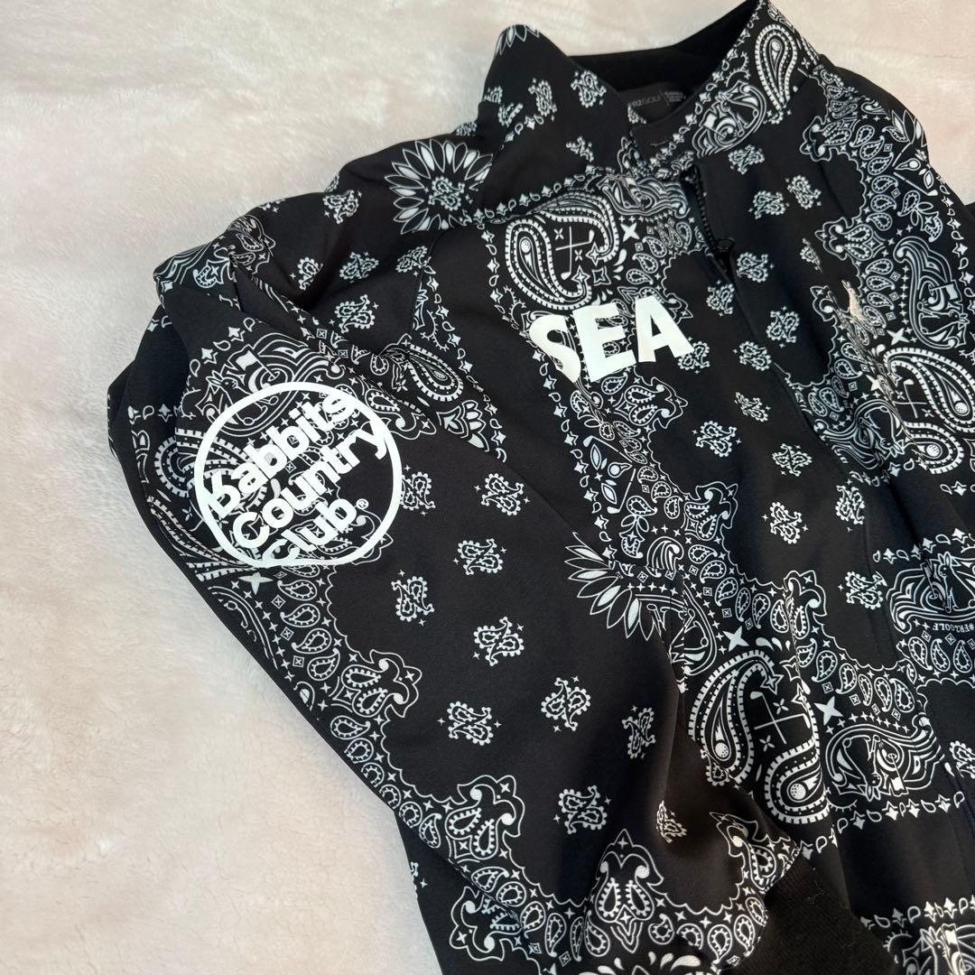 《美品》完売品　WIND AND SEA × FR2 GOLF ペイズリー柄