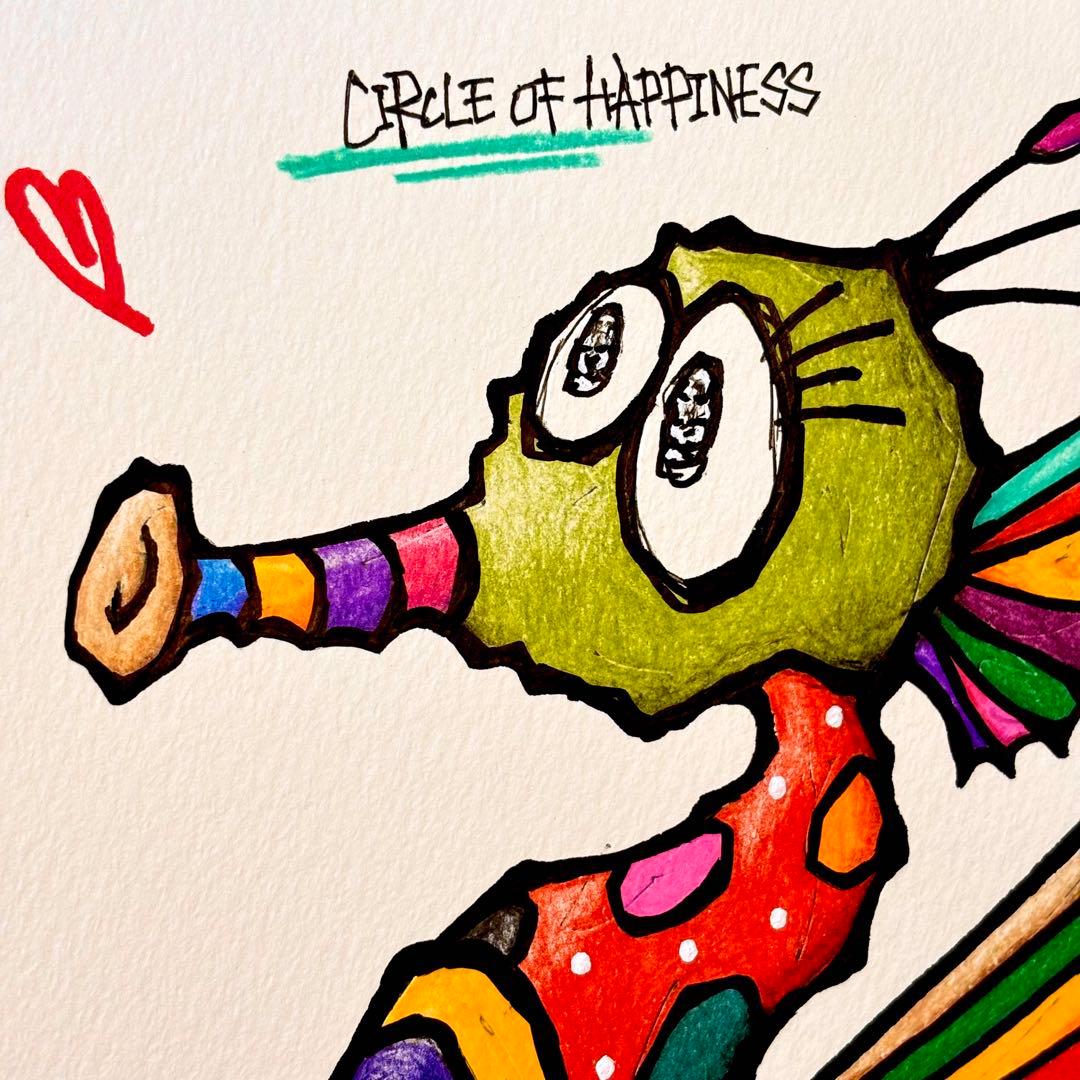 c*i様 「 語り継がれる優しさ 」｜絵画 原画 抽象画 絵 動物画 ドローイン