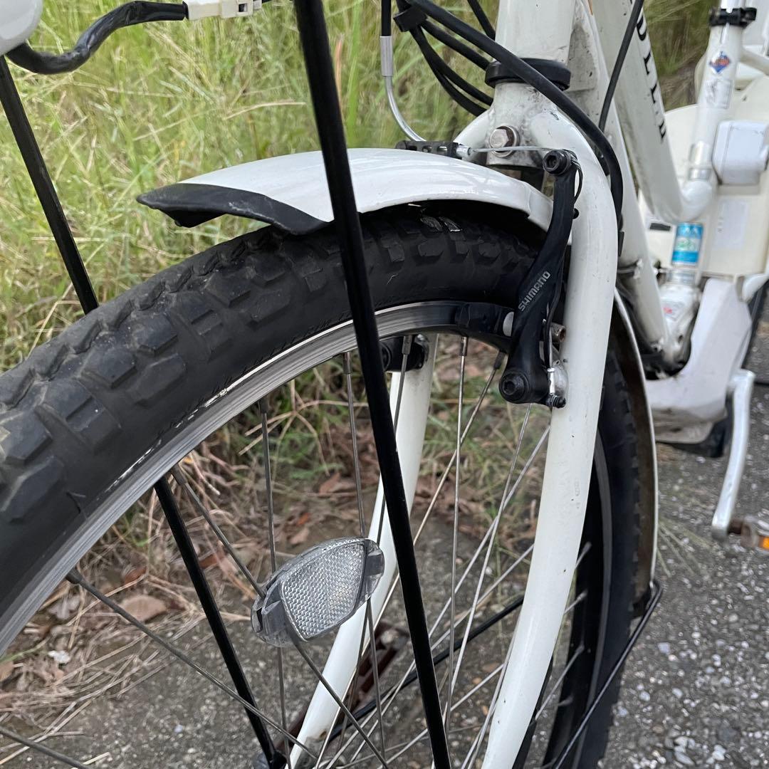 【送料込み】オシャレな白で快速　アシスト領域拡大化もサポート　整備済　埼玉上尾