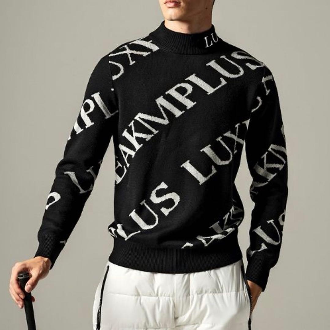 【新品】LUXEAKMPLUS AKM／ニット セーター ゴルフウェア XL
