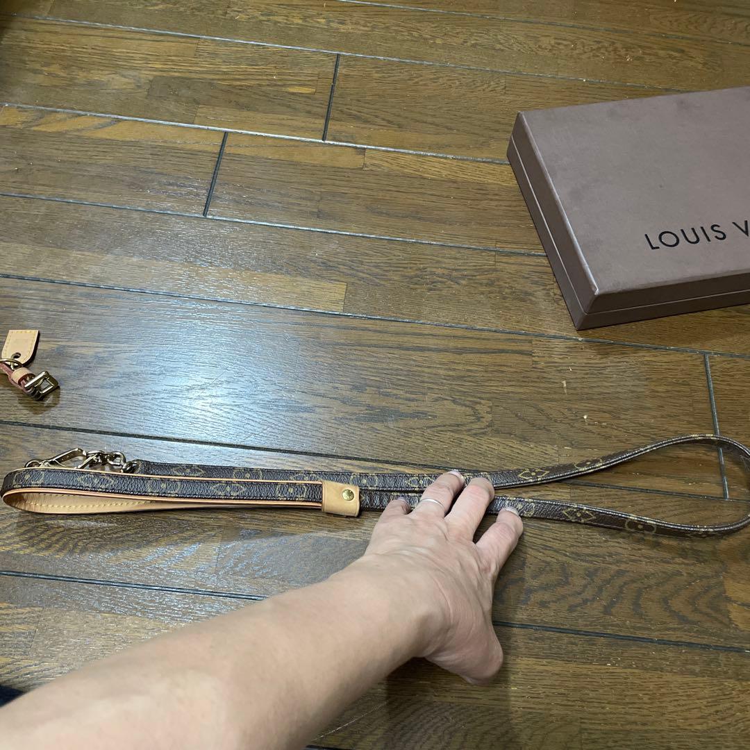 ルイヴィトン★美品ペットリードと首輪セット★モノグラム★小型犬XS
