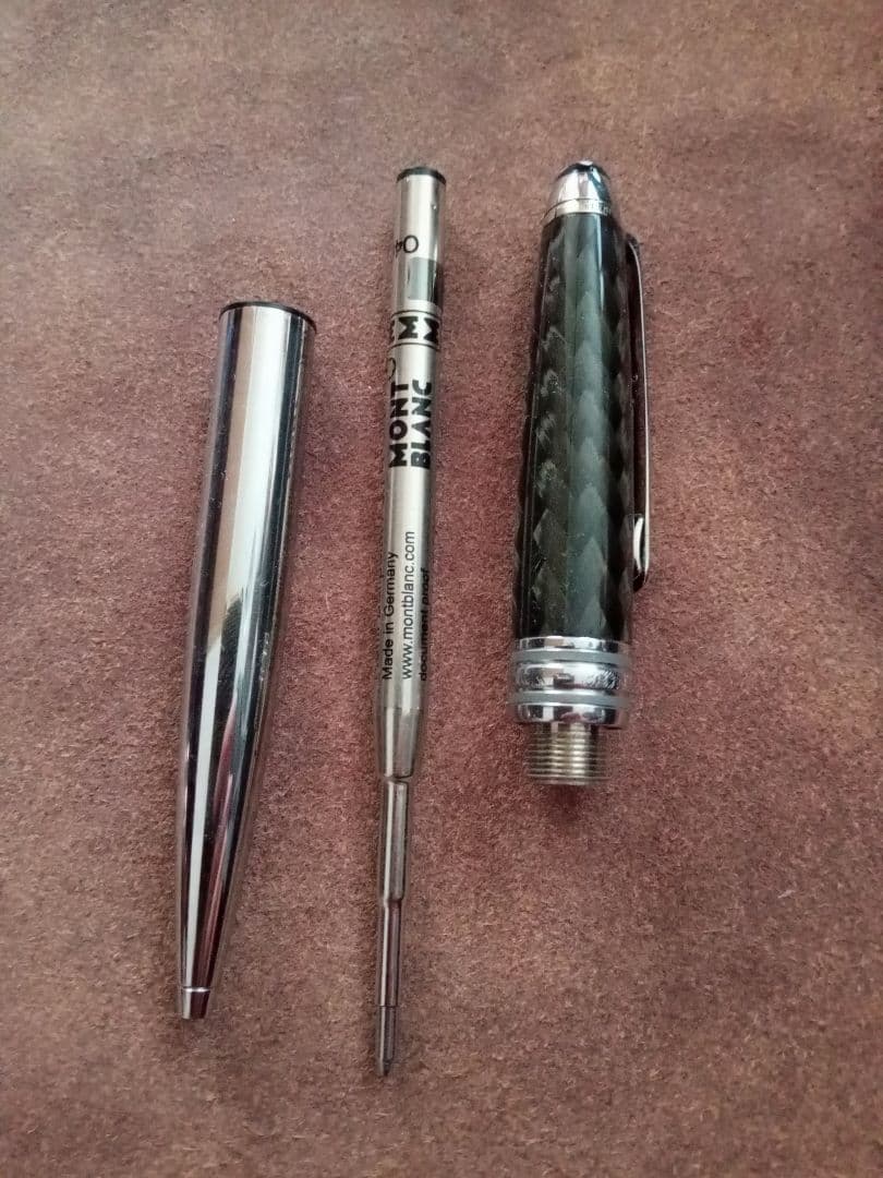 モンブラン ボールペン #164 カーボンスティール クラシック