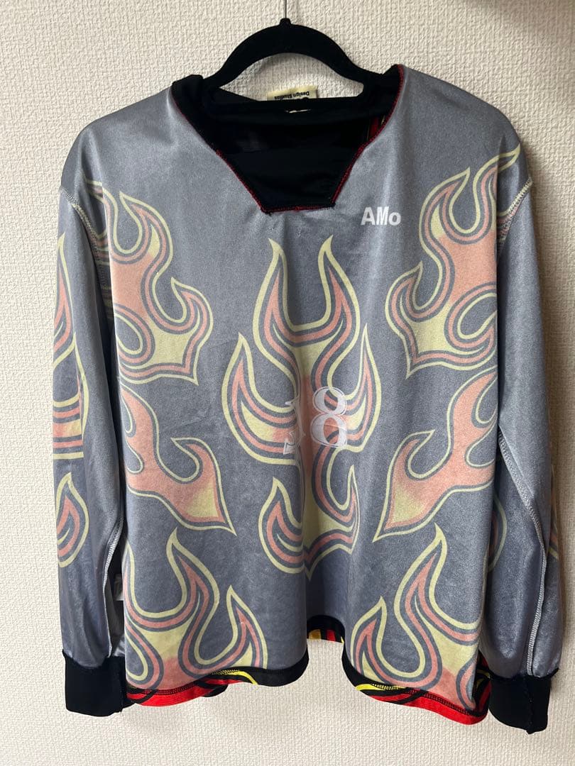 oMA 炎　デザインサッカー　長袖ユニフォーム　川口能活　アトランタ五輪日本代表