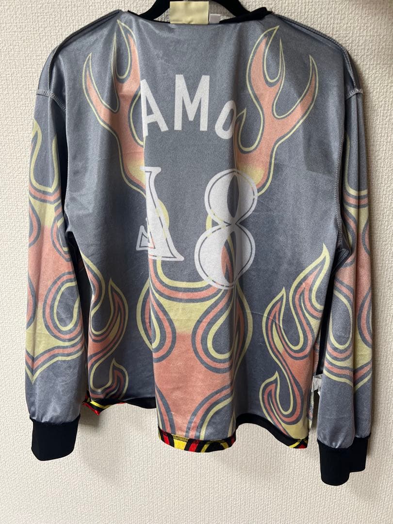 oMA 炎　デザインサッカー　長袖ユニフォーム　川口能活　アトランタ五輪日本代表