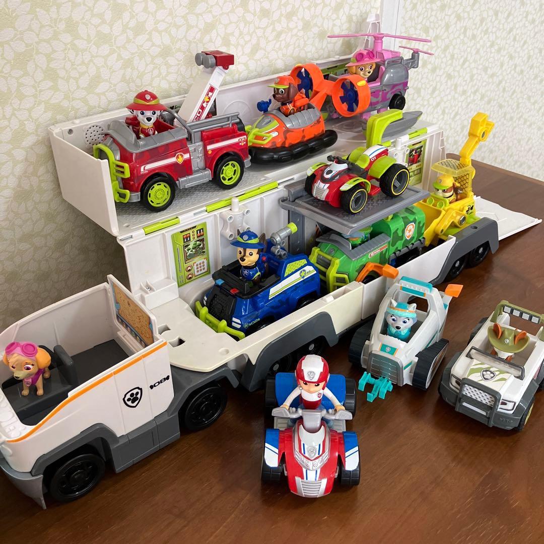 激レア！パウパトロール フィギュア&トラックセット