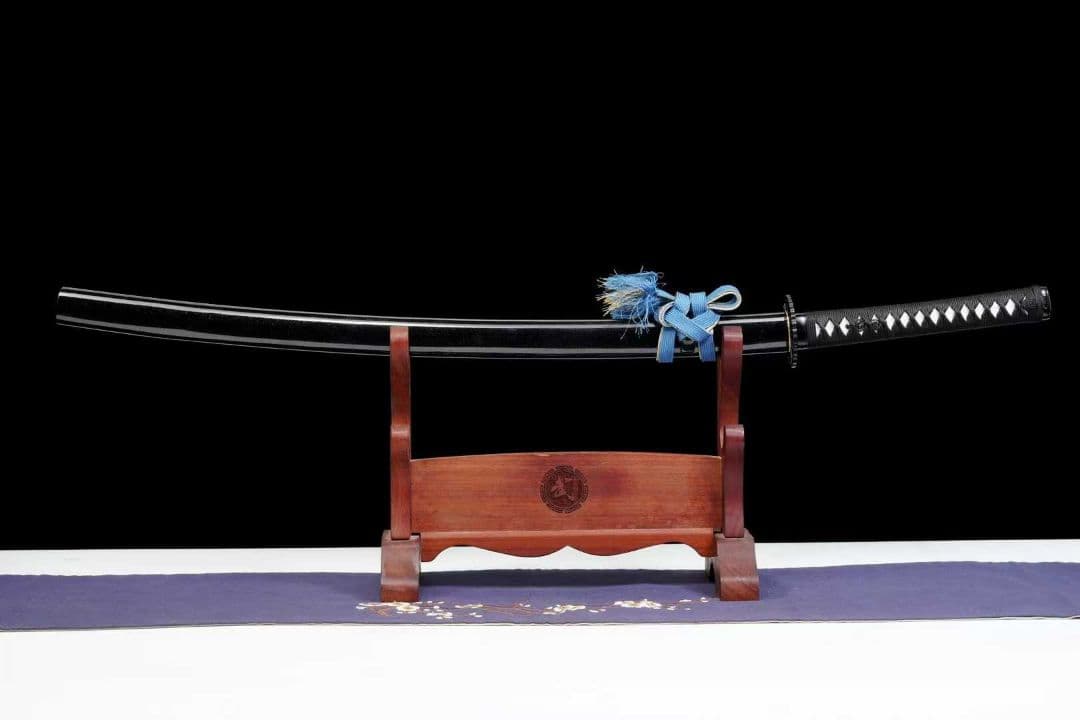 【黒前線】古兵器 刀装具 日本刀　模造刀 居合刀 武士道 鑑賞用 美術刀 贈り物