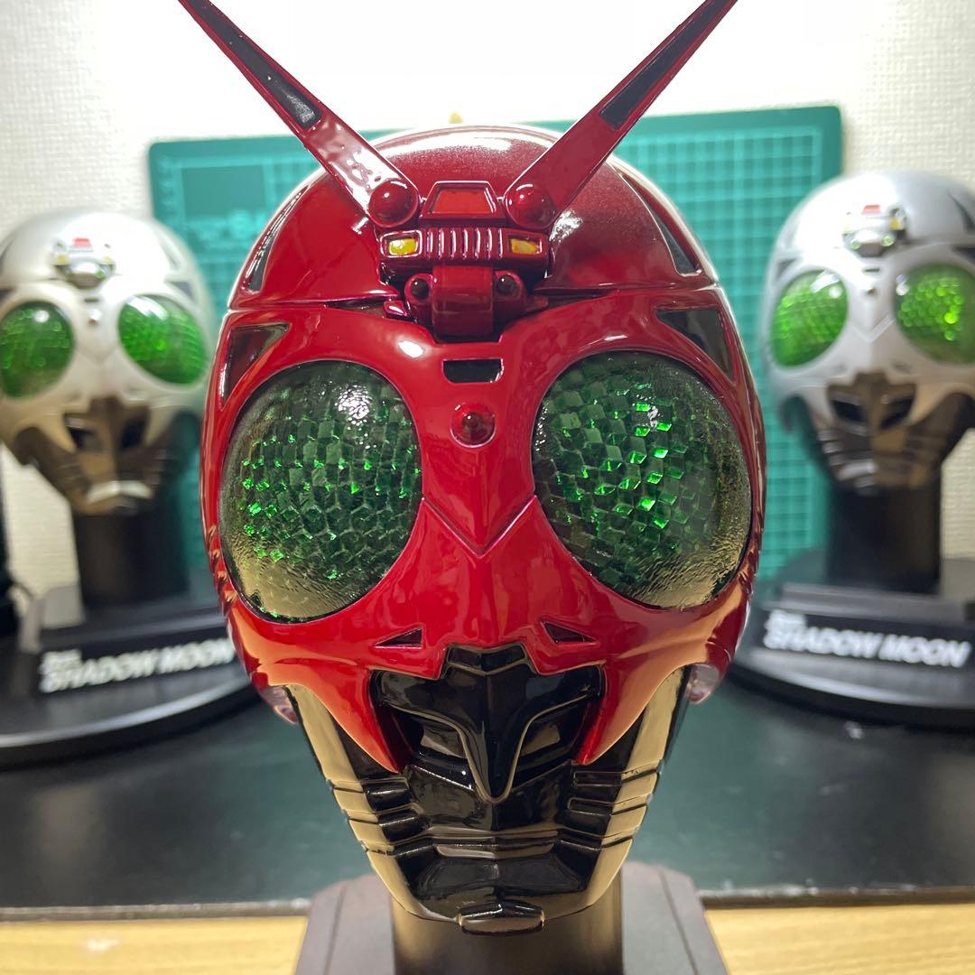 仮面ライダーシャドームーン SHADOW MOON レッド ヘルメット