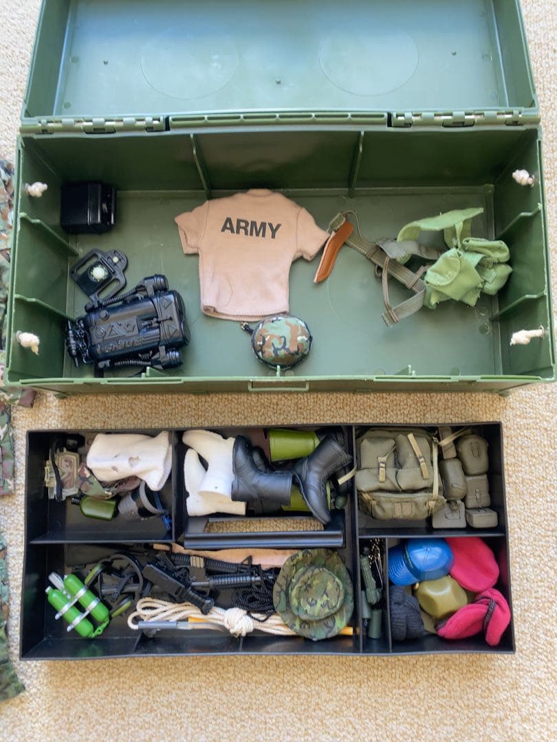 G.I. Joe【超レア】GIジョー！ハズブロ！収納ボックス付き！フィギュア！