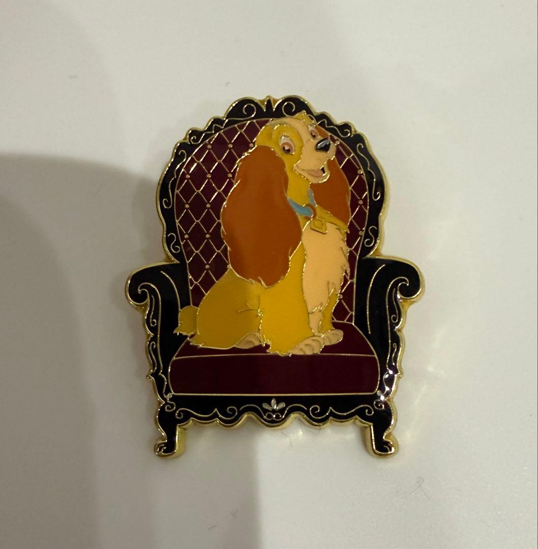 ディズニー　ピンバッジ　ピンバッチ　わんわん物語　レディ
