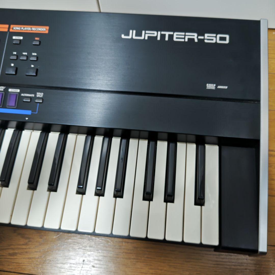 【完動品】Roland JUPITER-50 シンセサイザー 付属品多数　76鍵