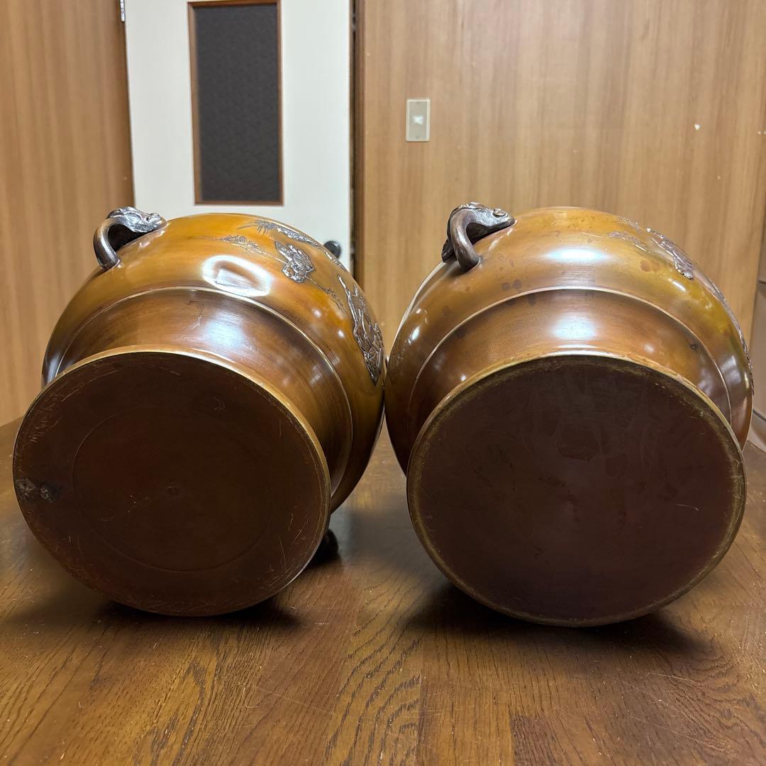 金属製火鉢　2点セット