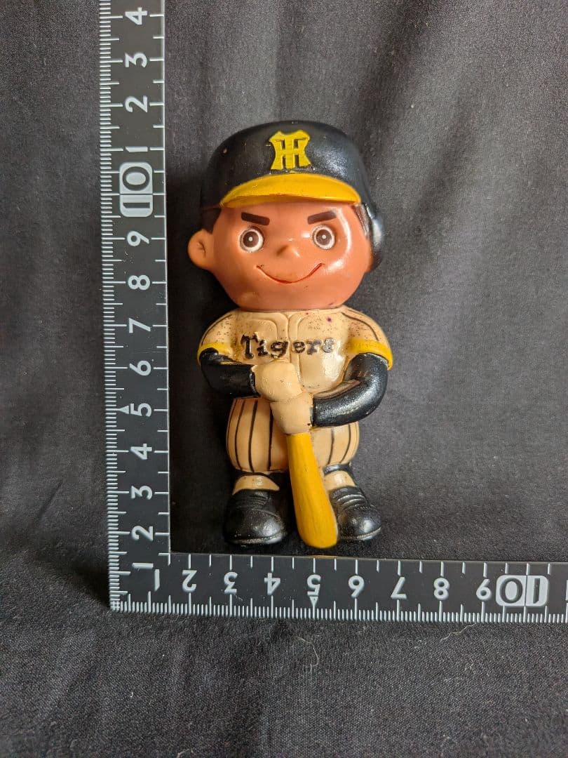 当時物 太陽神戸銀行 ソフビ 野球 企業物貯金箱 阪神タイガース