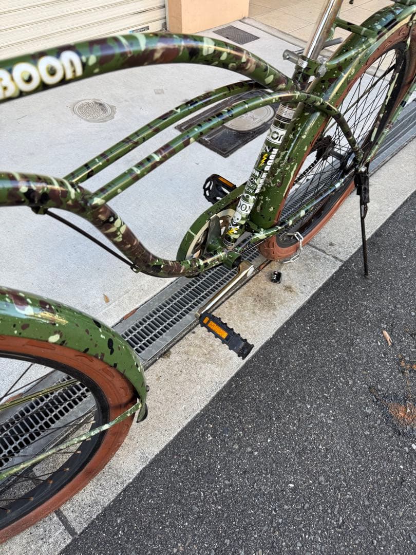 108 自転車 大阪市 【引取り限定】 26インチ ブーン ビーチクルーザー