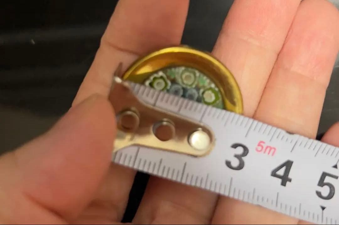 ヨロパーアンティーク ベネチアンムラーノ真鍮製 花柄取っ手 11個セット