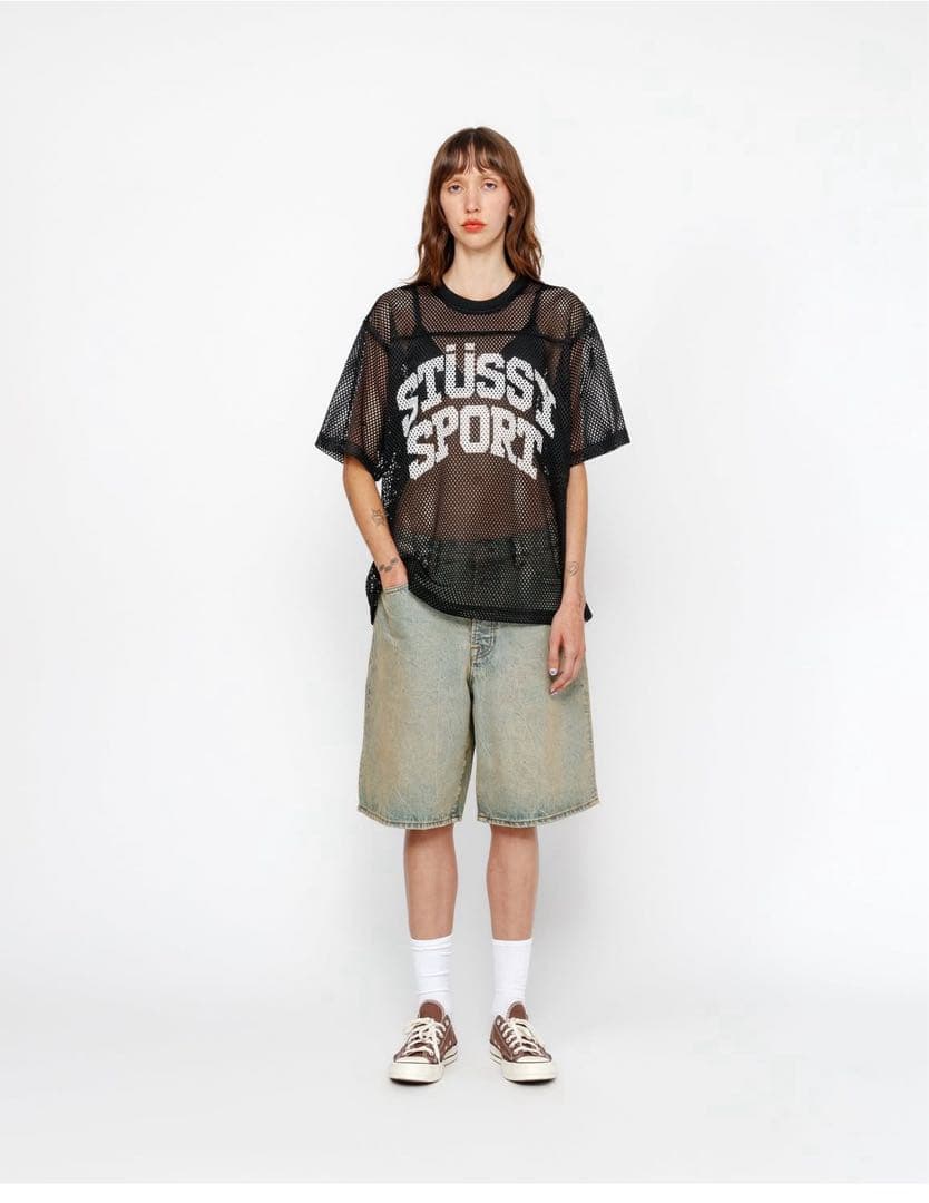 Stussy sport jersey ブラック