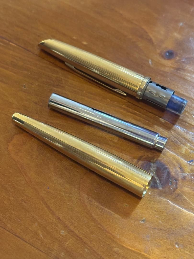 パイロット　回転式万年筆　キャップレス　18KP ヴィンテージ